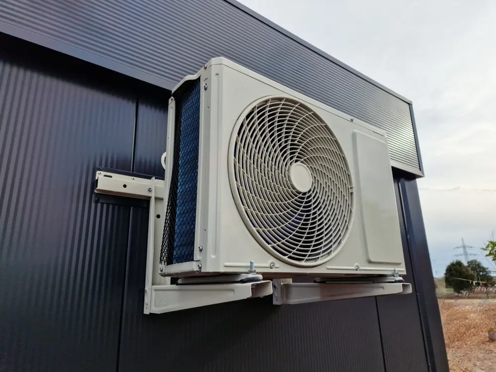 ductless heating and cooling system unit